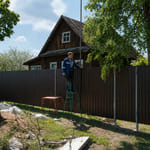 Профлист C-20, RAL 8017 Профлист C-20, RAL 8017