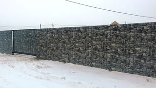 Забор и ворота из профнастила