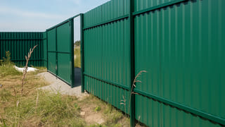 Забор из профлиста
